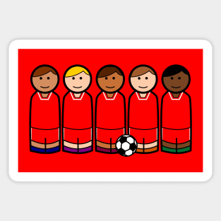 Soccer Peg Dolls Sticker